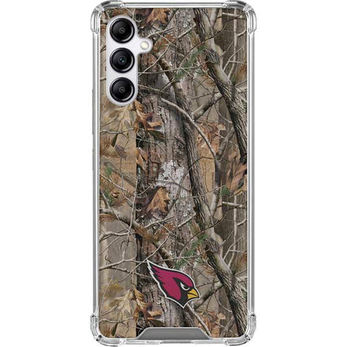 NFL Arizona Cardinals Realtree AP Camo Galaxy A15 5G Clear Case